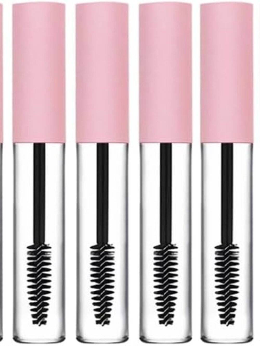 DIY 15 Pck Empty Mascara Tubes 10mL Pink Refillable Eyelash & Cosmetic Container